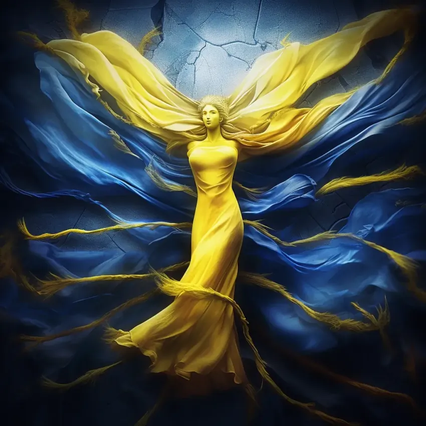 Oekraine vlag 